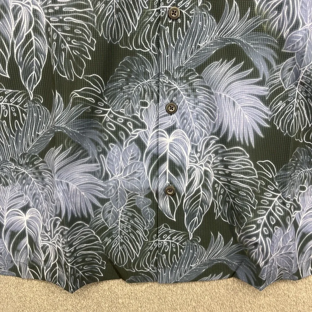 TOMMY BAHAMA Mens 4XLB 4XL BIG CORE SPORT STRETCH HAWAIIAN SHIRT COAST BLUE NOTE
